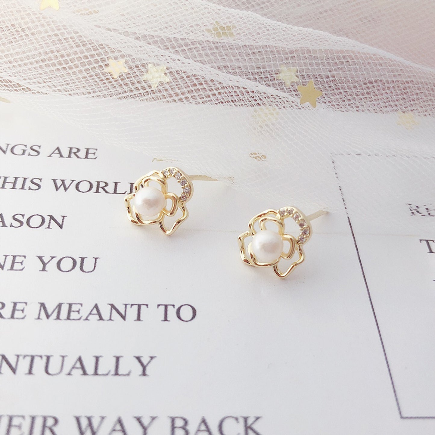 Blumen Perlen Ohrringe – Zartes Design für junge Frauen 🌼✨