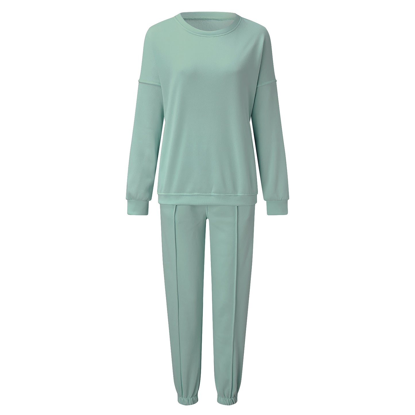 NZ-CO0304013 2025 Spring ebay new women's clothing loose sports and leisure sweater set two-piece set