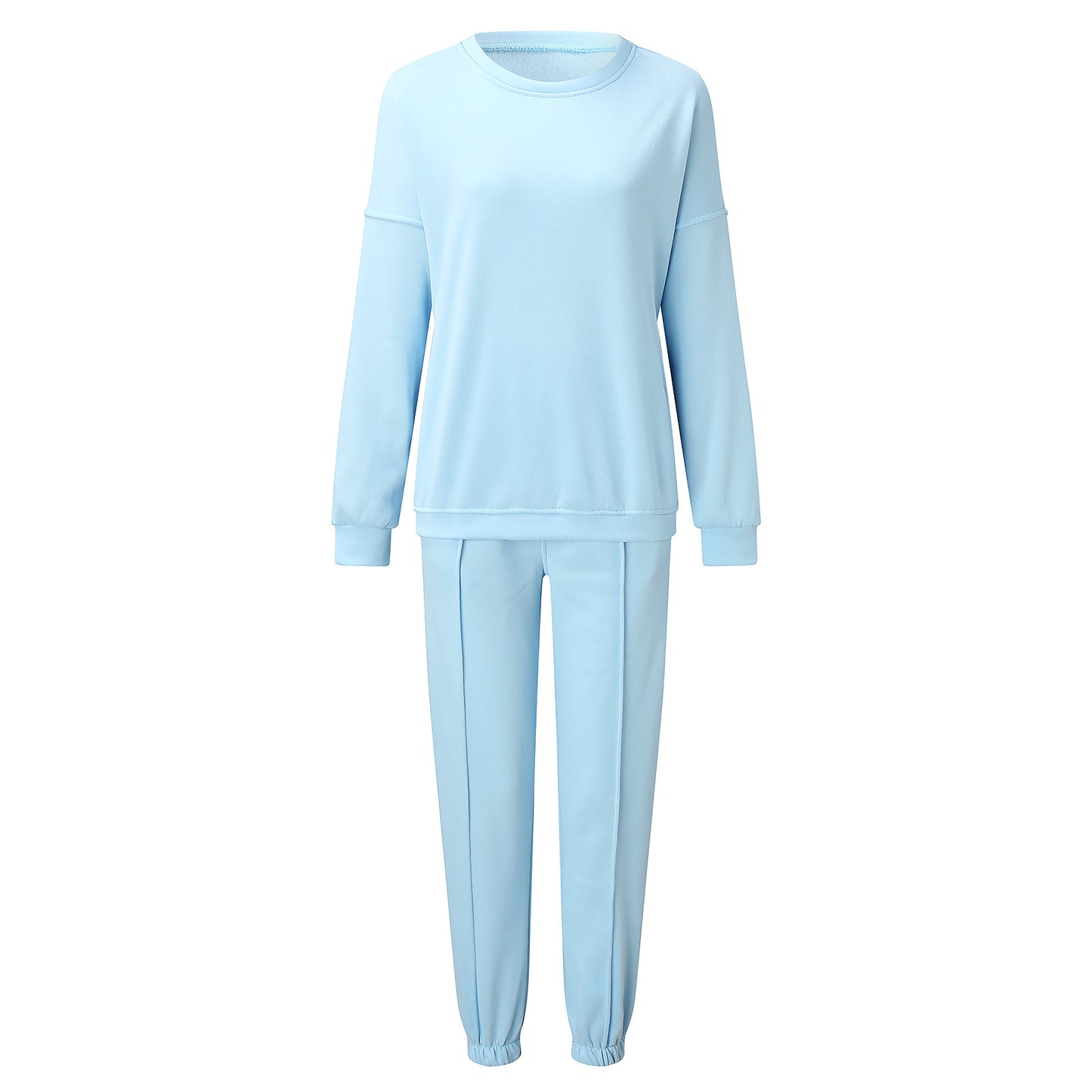 NZ-CO0304013 2025 Spring ebay new women's clothing loose sports and leisure sweater set two-piece set