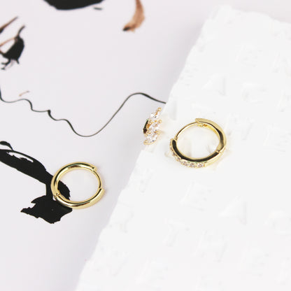 3-Piece Wheat Ear Design Earrings Set 14K Gold Plated with 925 Silver Posts – Elegant Ear Jewelry for Young Women, Ideal for Parties, Balls, Birthdays and Gift Box