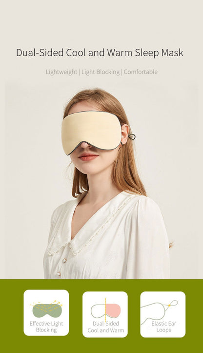 Double-Sided Cooling and Warming Sleep Mask for Deep Sleep