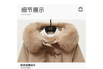 2024 Winter New Korean Slim-Fit Removable Liner Puffer Jacket