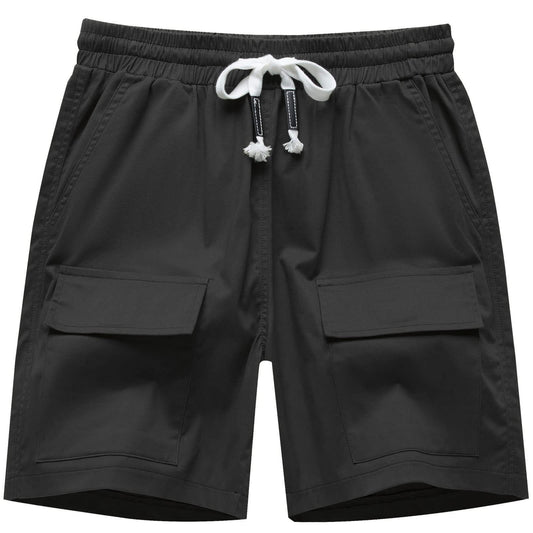 New Seasonal Amazon Plus Size Women's Woven Shorts with Pockets, Utility Style Cargo Pants