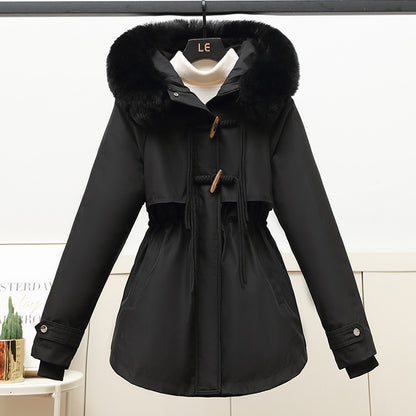 2024 Winter New Korean Slim-Fit Removable Liner Puffer Jacket