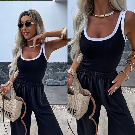 NZ-CO03017001 Spice Girl Casual Suspender Women's Spring and Summer New Sexy Vest Fashion Top Women