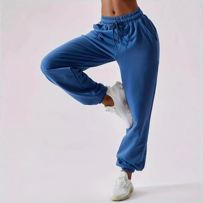 NZ-CO03017006 2025 Spring Thin High Waist Drop Sweatpants Loose Straight Casual Pants Versatile Sweatpants