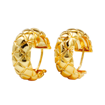 Large Gold Rhombus Hoop Earrings – 1.8 cm Geometric Design for Women, Ideal for Everyday & Special Occasions