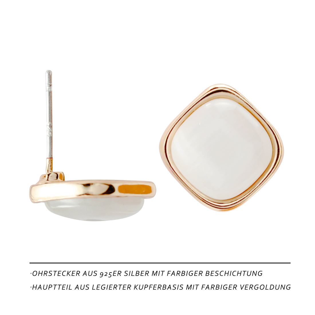 Minimalist Gold Hoop Earrings – 14K Gold Plated, French Design, 2.2 cm Round Hoops with 925 Silver Posts, Elegant Jewelry for Everyday & Special Occasions